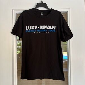 Luke Bryan 2019 Sunset Repeat Tour Concert T-Shirt (medium)